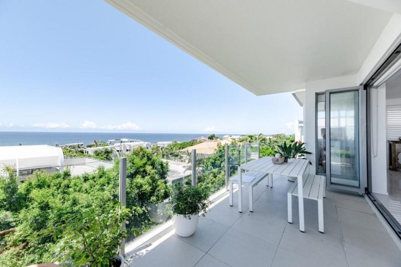 Ocean view balcony penthouse apartment Sunshine Beach Noosa