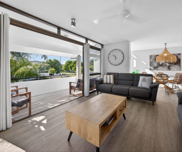 Palmview Retreat Noosa Boho Living Room